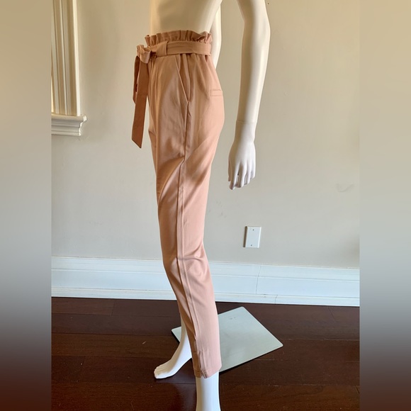 M for Mendocino Paperbag Cropped Pant in Blush - Picture 4 of 8